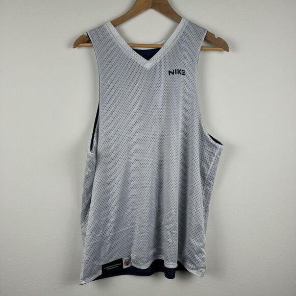 Vintage Nike Center Swoosh Basketball Mesh Jersey Men’s Size Small Reversible - Picture 7 of 7